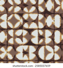 printable circle geometric graphical shapes stylish seamless pattern design colors