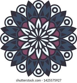 Printable colorful mini mandala for any kind of your design purposes, such as logo, coloring book, sticker, fabric, t shirt, pillow case, wall decoration, etc.