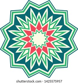 Printable colorful mini mandala for any kind of your design purposes, such as logo, coloring book, sticker, fabric, t shirt, pillow case, wall decoration, etc.