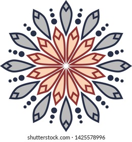 Printable colorful mini mandala for any kind of your design purposes, such as logo, coloring book, sticker, fabric, t shirt, pillow case, wall decoration, etc.
