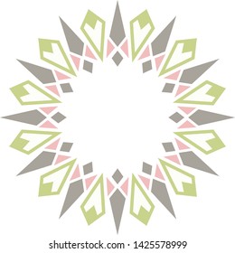 Printable colorful mini mandala for any kind of your design purposes, such as logo, coloring book, sticker, fabric, t shirt, pillow case, wall decoration, etc.