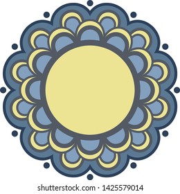 Printable colorful mini mandala for any kind of your design purposes, such as logo, coloring book, sticker, fabric, t shirt, pillow case, wall decoration, etc.