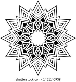 Printable colorful mini mandala for any kind of your design purposes, such as logo, coloring book, sticker, fabric, t shirt, pillow case, wall decoration, etc.