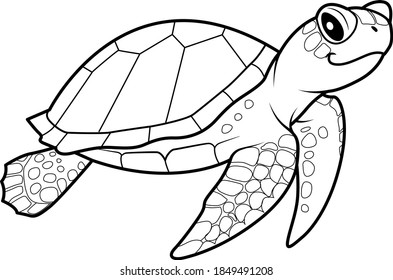 Printable Coloring Page Kids Stock Illustration 1849491211 | Shutterstock