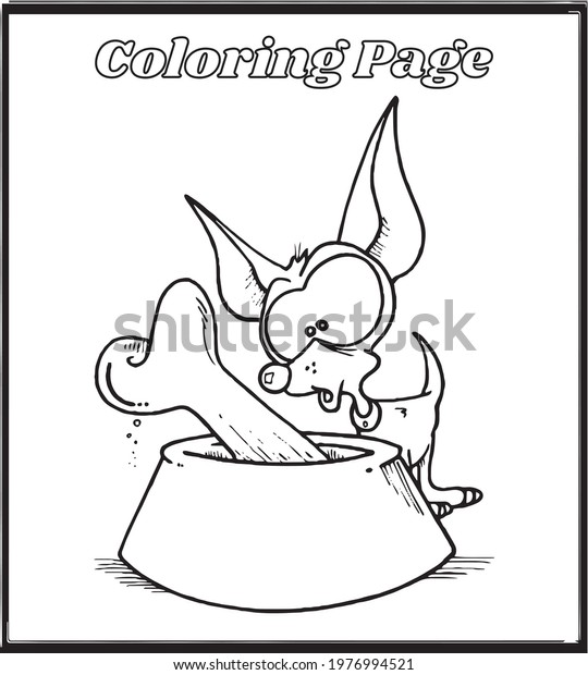 Printable Coloring Pages Kids Stock Vector (Royalty Free) 1976994521 ...
