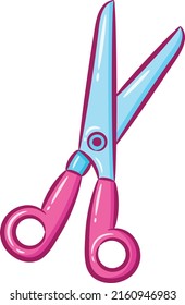 printable cute drawing scissors for school and kids
