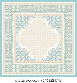 printable decorative carpet design template 