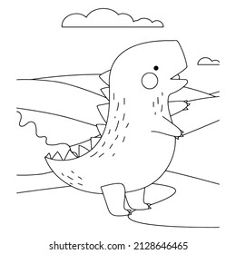 Printable Dinosaur Coloring pages for kids