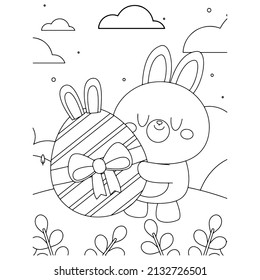 Printable Easter coloring Pages For Kids 
