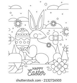 Printable Easter coloring Pages For Kids 