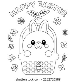 Printable Easter coloring Pages For Kids 