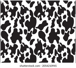 printable and editable Cow Pattern