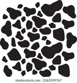 patrón de manchas de vacas imprimibles y editables