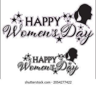 printable and editable Happy Women's Day T-shirt design