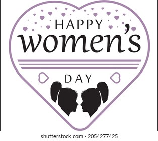 printable and editable Happy Women's Day T-shirt design