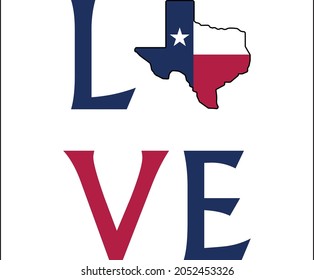 mapa de Texas imprimible y editable