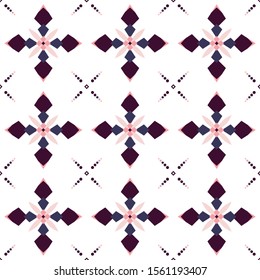 Printable Geometric Floral/Flower Seamless Vector Tile Pattern Transparent Background, Wallpaper, Packaging, Gift Wrap and Others