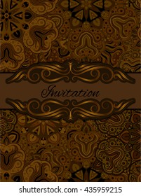 Printable Invitation Template card.