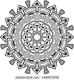 Printable mandala for any kind of your design purposes, such as coloring book, sticker, fabric, logo, t shirt, pillow case, wall decoration, etc
