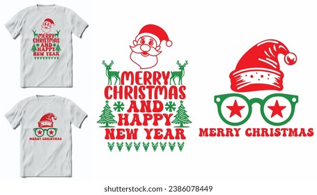 printable merry Christmas shirt design.