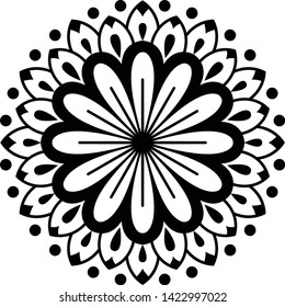 Printable mini mandala for any kind of your design purposes, such as logo, coloring book, sticker, fabric, t shirt, pillow case, wall decoration, etc.