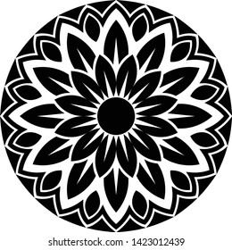 Printable mini mandala for any kind of your design purposes, such as logo, coloring book, sticker, fabric, t shirt, pillow case, wall decoration, etc.
