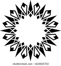 Printable mini mandala for any kind of your design purposes, such as logo, coloring book, sticker, fabric, t shirt, pillow case, wall decoration, etc.