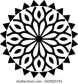 Printable mini mandala for any kind of your design purposes, such as logo, coloring book, sticker, fabric, t shirt, pillow case, wall decoration, etc.