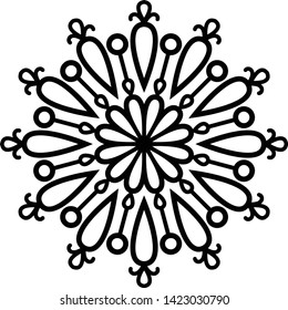 Printable mini mandala for any kind of your design purposes, such as logo, coloring book, sticker, fabric, t shirt, pillow case, wall decoration, etc.