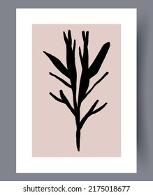 Printable minimalistic wall art paintings. Scandianvian posters or banners for indoors interior design. Abstract wall art bundle. Vector illustration. 