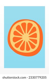 Printable Modern Funny Kitchen Poster. Fruit Wall Art Decoration. Scandinavian Fruit Wall Decor Poster