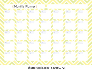 Printable Monthly Planner