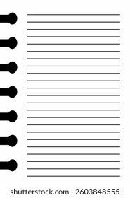 Printable Notebook Paper for Study and Work
