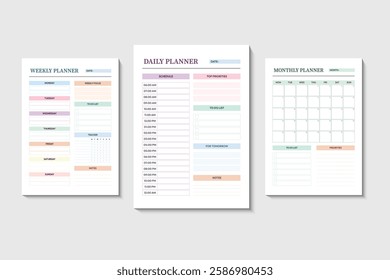 Printable Notebook Papers KDP Interior Design