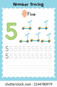 Printable Number Tracing Worksheets. Number Tracing. Numbers Worksheet.