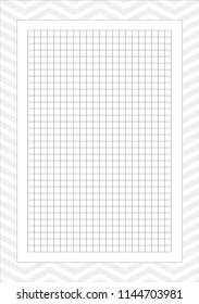 Printable page template for notebooks, scrapbooking.