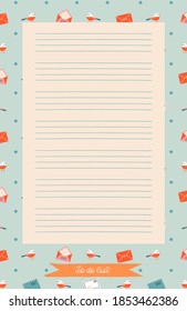 Printable planner, organizer. Hand-drawn winter ornate notes, to-do, and to-buy list. Festively decorated vintage planning sheets. Time management concept. Pre-made stationery organizers.