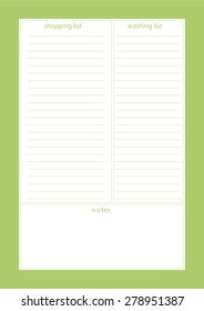 Printable planner template. Colorful printable to do list.