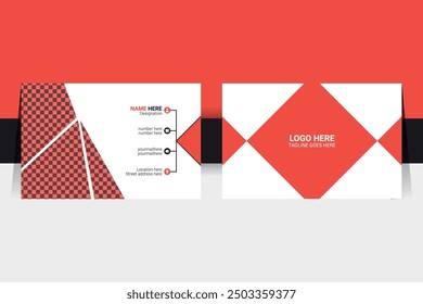 Printable and Professional Clean Business Card Modern Design