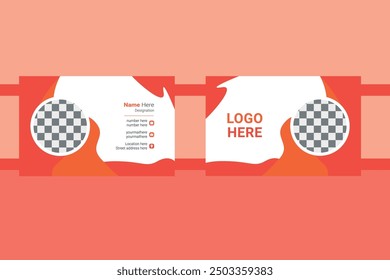 Printable and Professional Clean Business Card Modern Design