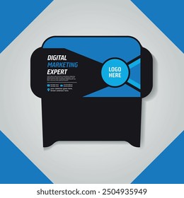 Diseño moderno imprimible y limpio del sobre del Profesional