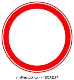 Printable restriction, prohibition signs, prohibitive road signs