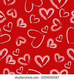 printable seamless pattern for valentine's day, holiday and wedding. Design for postcard, flyer and sign.
