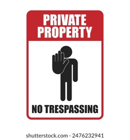 Printable sign label do not enter, no trespassing, authorized personnel only