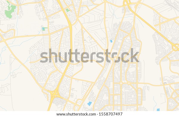 Printable Street Map Alberton South Africa Stock Vector (Royalty Free ...