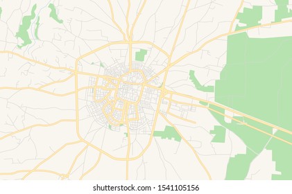 printable street map idlib syria map stock vector royalty free 1541105156