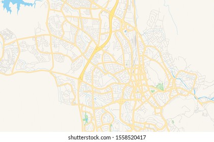 Windhoek Street Map Pdf Printable Street Map Windhoek Namibia Map Stock Vector (Royalty Free)  1558520417 | Shutterstock