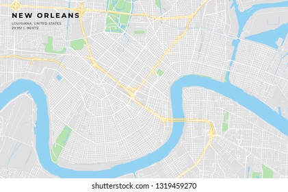 1,095 Map new orleans Stock Vectors, Images & Vector Art | Shutterstock