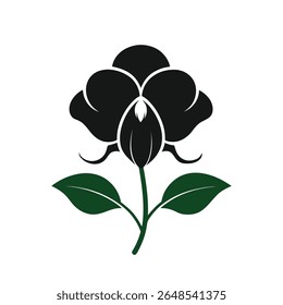 Printable Sweet Pea Botanical Icon | Scalable Vector Graphic