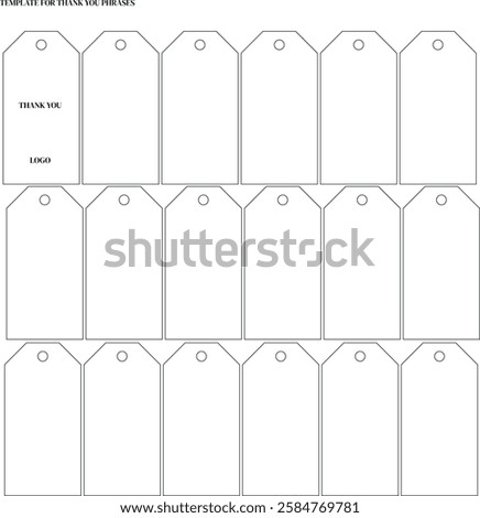 Printable. Thank you cards, editable labels. Fits for an A4